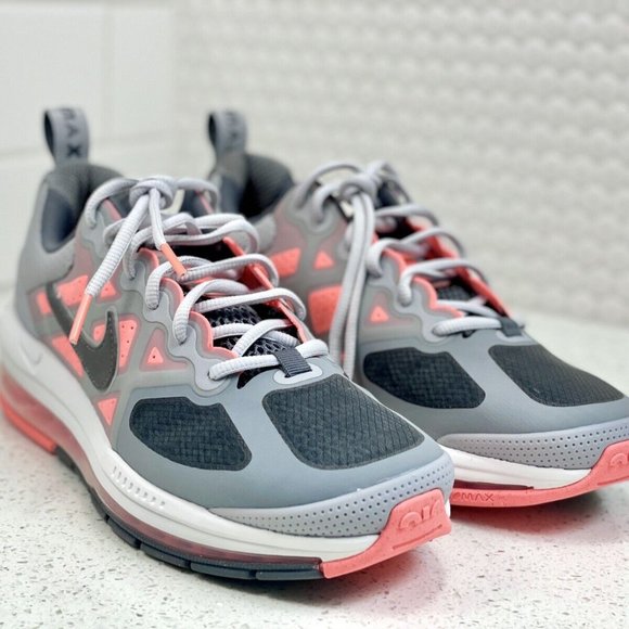 NEW - Nike Air Max Genome Bright Mango/Iron Gray/Light Smoke Gray size 9.5 - Picture 2 of 7
